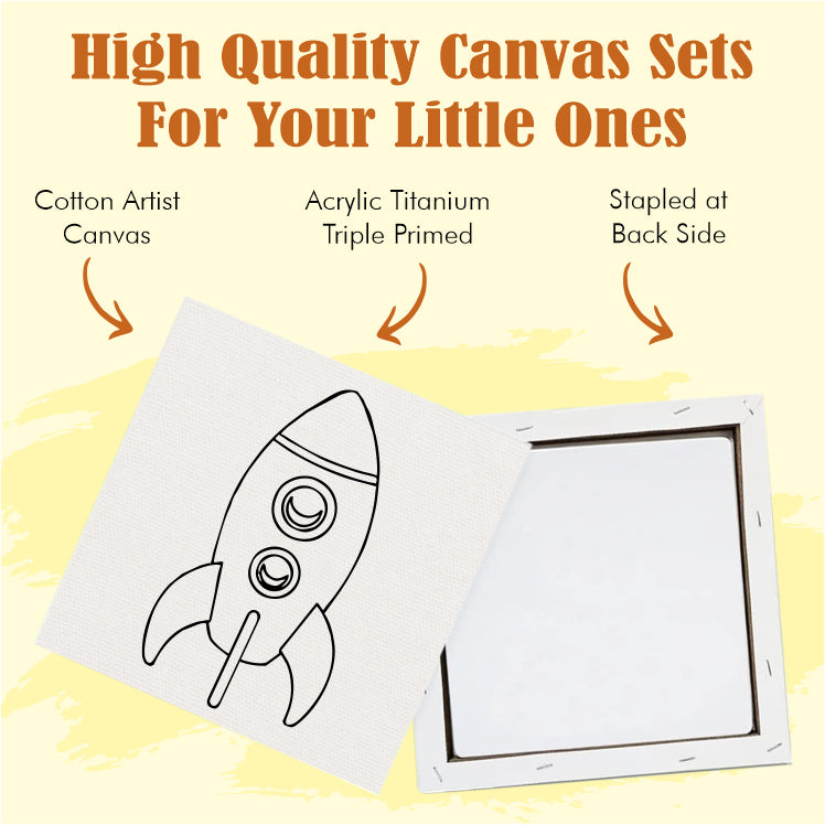rocket DIY Framed Canvas Base for Painting