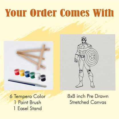 Super hero DIY Framed Canvas Base for Painting