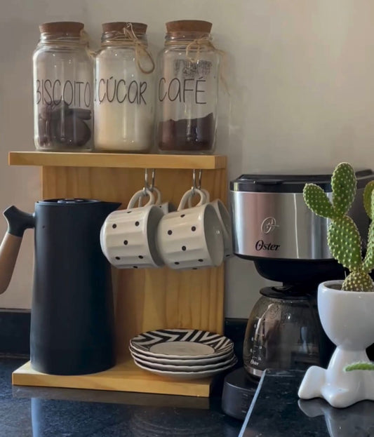 Wooden Kitchen Organiser