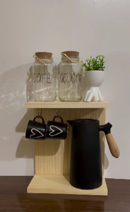 Wooden Kitchen Organiser