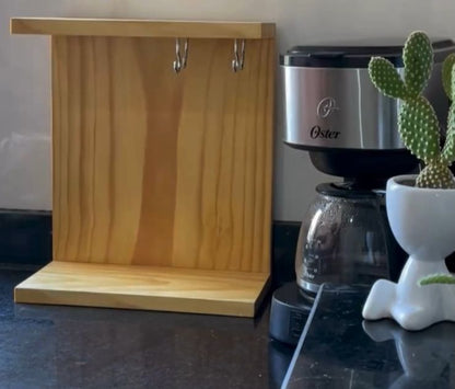 Wooden Kitchen Organiser